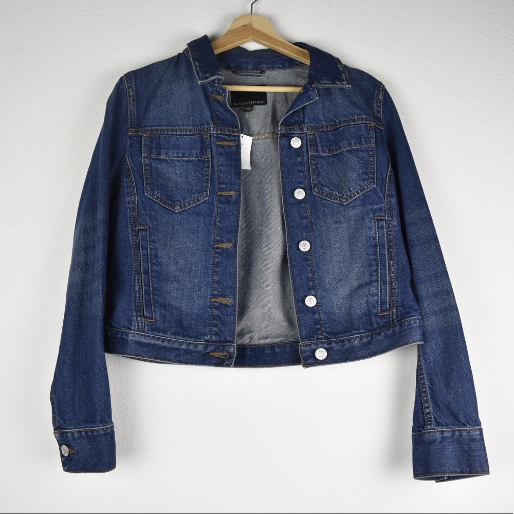 Banana Republic Dark Wash Jean Jacket